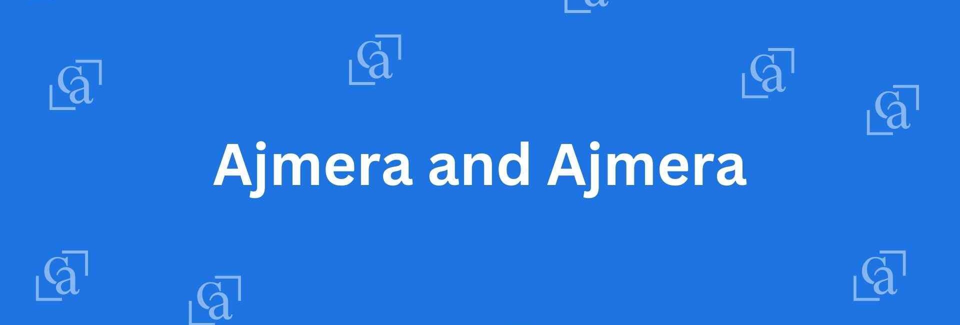 Ajmera and Ajmera - Chartered Accountants in Lajpat Nagar, Delhi - Experienced Chartered Accountants in Delhi