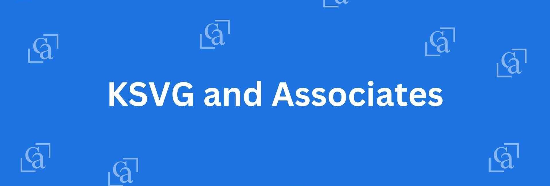 KSVG and Associates - Chartered Accountants in Connaught Place Delhi - Experienced Chartered Accountants in Delhi