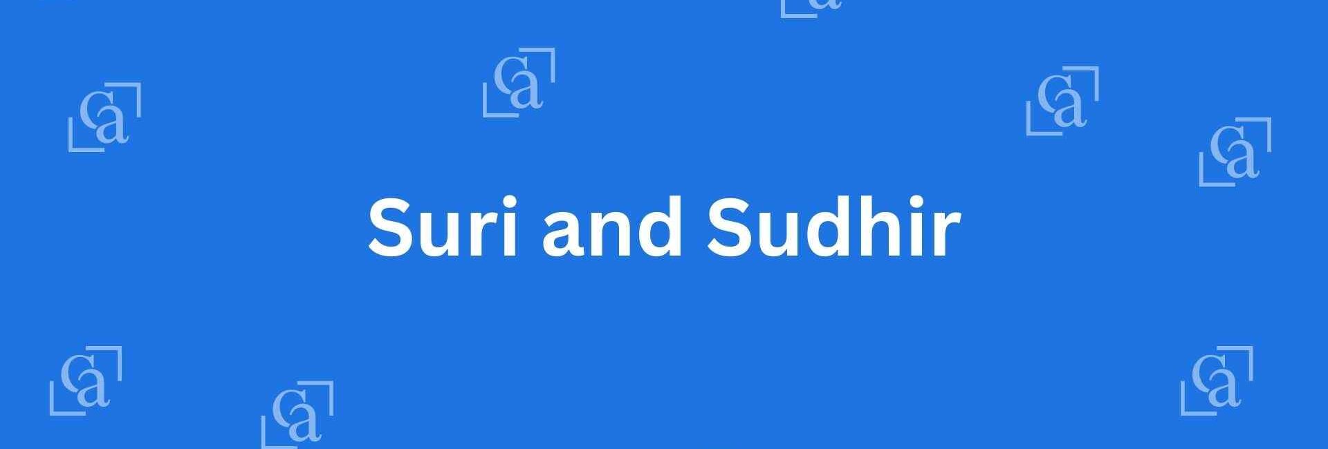 Suri and Sudhir - Chartered Accountants in Connaught Place Delhi - Experienced Chartered Accountants in Delhi