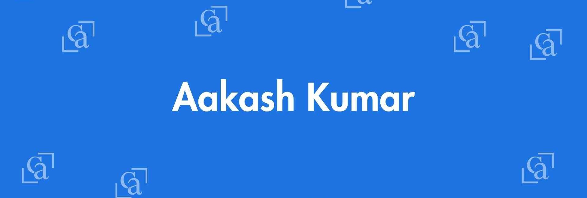 Aakash Kumar - Chartered Accountants in Laxmi Nagar, Delhi - Experienced Chartered Accountants Delhi