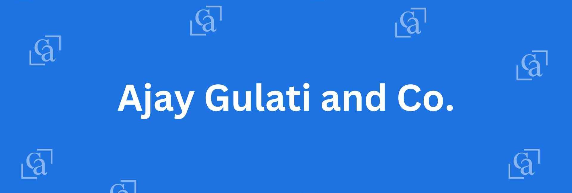 Ajay Gulati and Co. - Chartered Accountants in Malviya Nagar, Delhi - Experienced Chartered Accountants Delhi