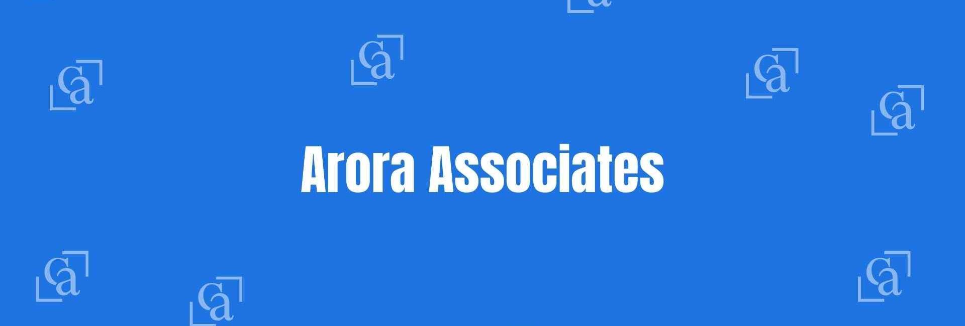 Arora Associates Nehru Place - Best Chartered Accountants in Nehru Place Delhi - Financial Experts in Delhi