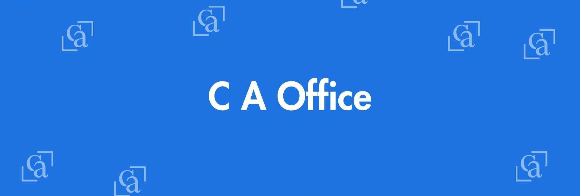 CA Office - Chartered Accountants in Okhla, Delhi - Experienced Chartered Accountants Delhi