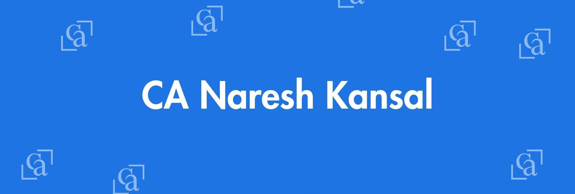 CA Naresh Kansal - Chartered Accountants in Pitampura, Delhi - Experienced Chartered Accountants Delhi