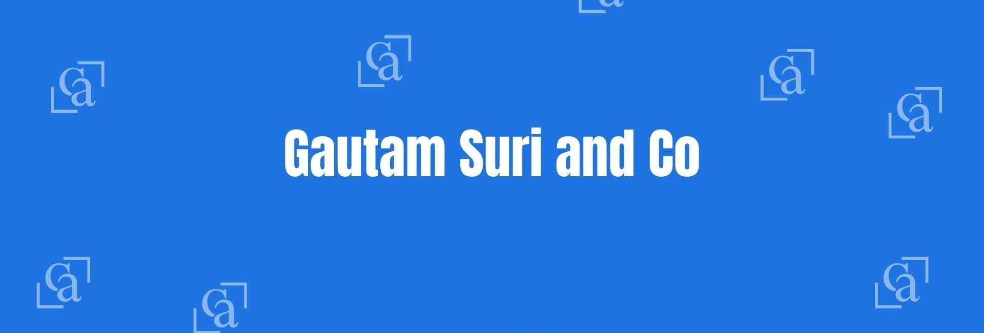 Gautam Suri and Co - Best Chartered Accountants in Paschim Vihar Delhi - Financial Experts in Delhi