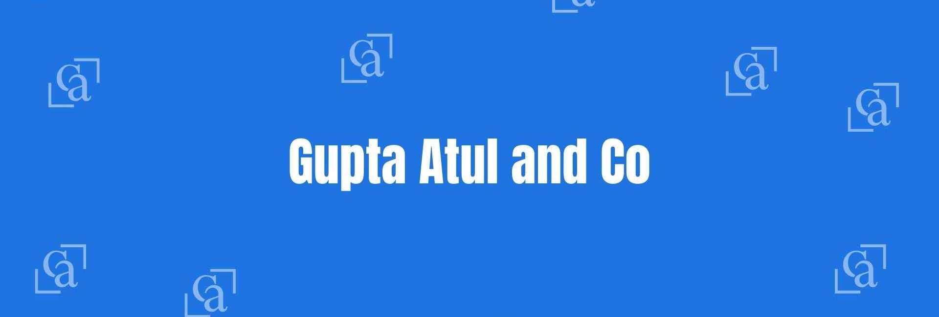 Gupta Atul and Co - Chartered Accountants in Nehru Place Delhi - Money Experts in Delhi