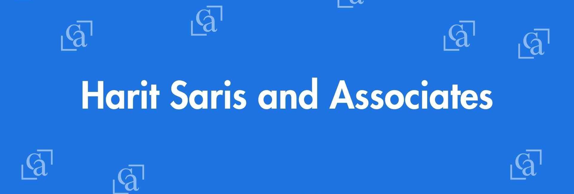 Harit Saris and Associates - Chartered Accountants in Okhla, Delhi - Experienced Chartered Accountants Delhi