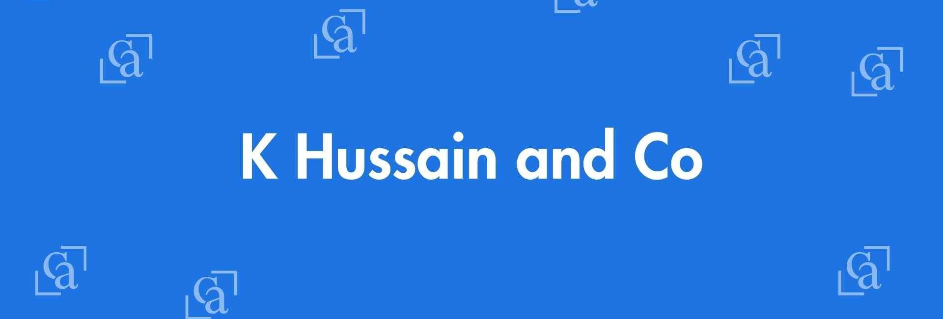 K Hussain and Co - Chartered Accountants in Okhla, Delhi - Experienced Chartered Accountants Delhi