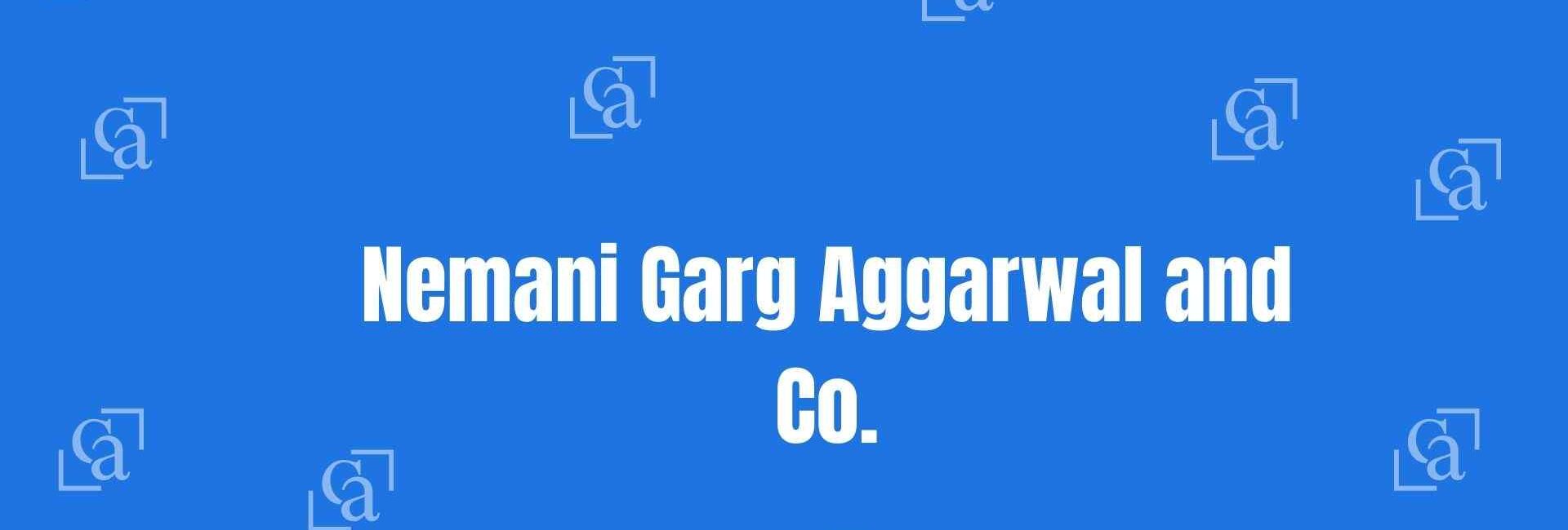 Nemani Garg Aggarwal and Co. - Best Chartered Accountants in Nehru Place Delhi - Financial Experts in Delhi