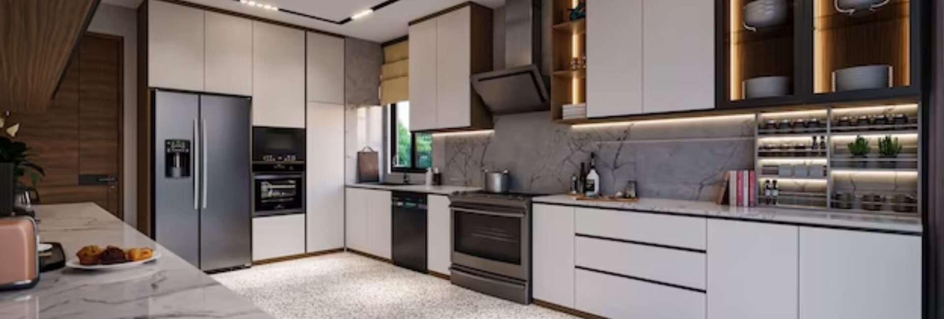 Open Door - Modular Kitchen Design in Shahdara, Delhi - Kitchen Designs Expert in Delhi