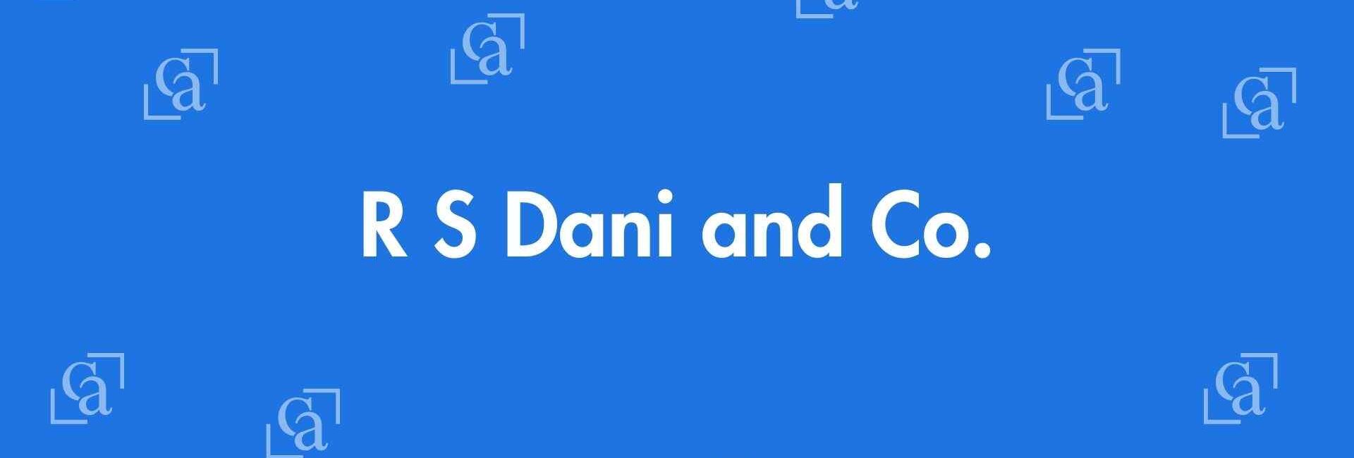 RS Dani and Co. - Chartered Accountants in Laxmi Nagar, Delhi - Best Experienced Chartered Accountants Delhi
