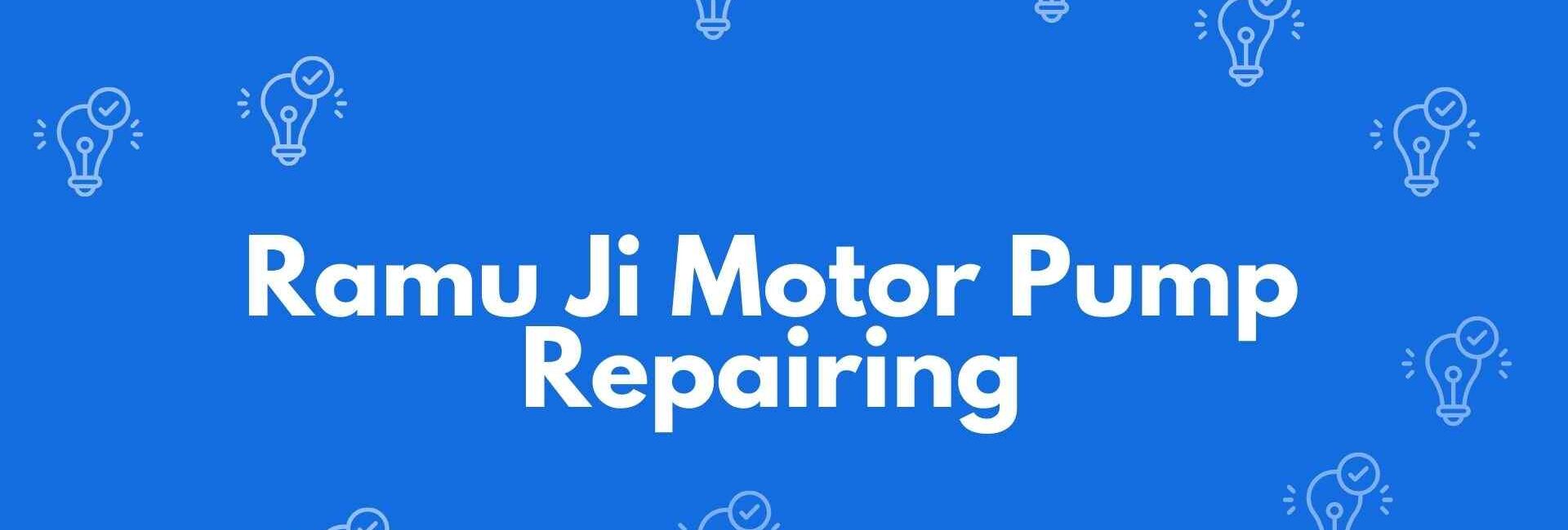 Ramu Ji Motor Pump Repairing - Electrician Service in Sant Nagar, Delhi - Electricians in Delhi