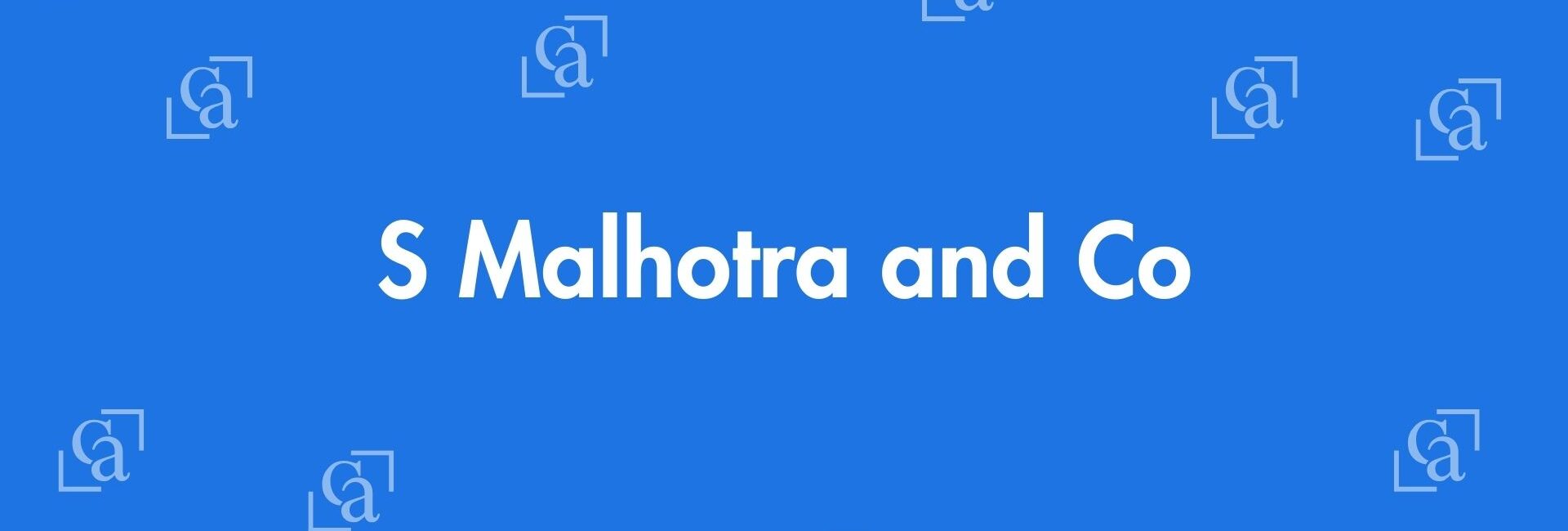 S Malhotra and Co - Chartered Accountants in Greater Kailash, Delhi - Experienced Chartered Accountants Delhi