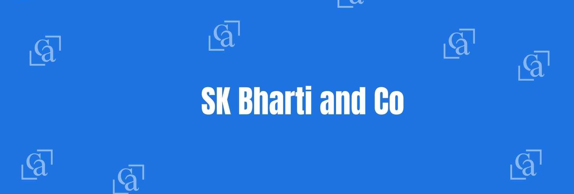 SK Bharti and Co - Best Chartered Accountants in Paschim Vihar Delhi - Financial Experts in Delhi