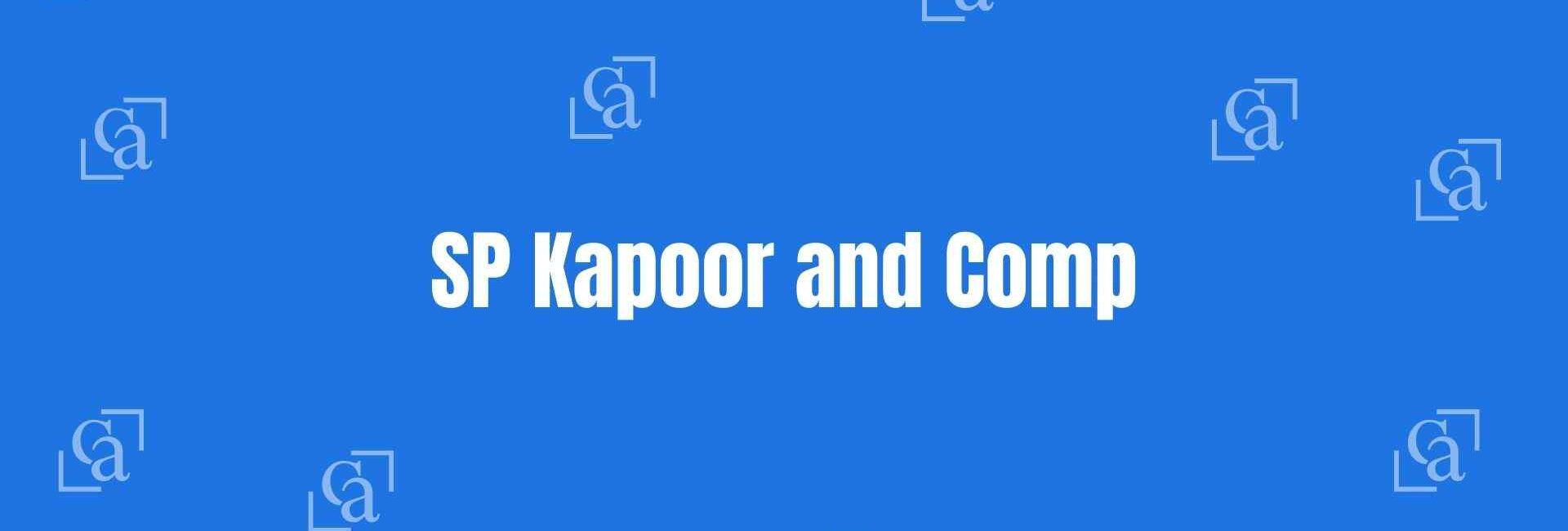 SP Kapoor and Comp - Chartered Accountants in Nehru Place Delhi - Money Experts in Delhi