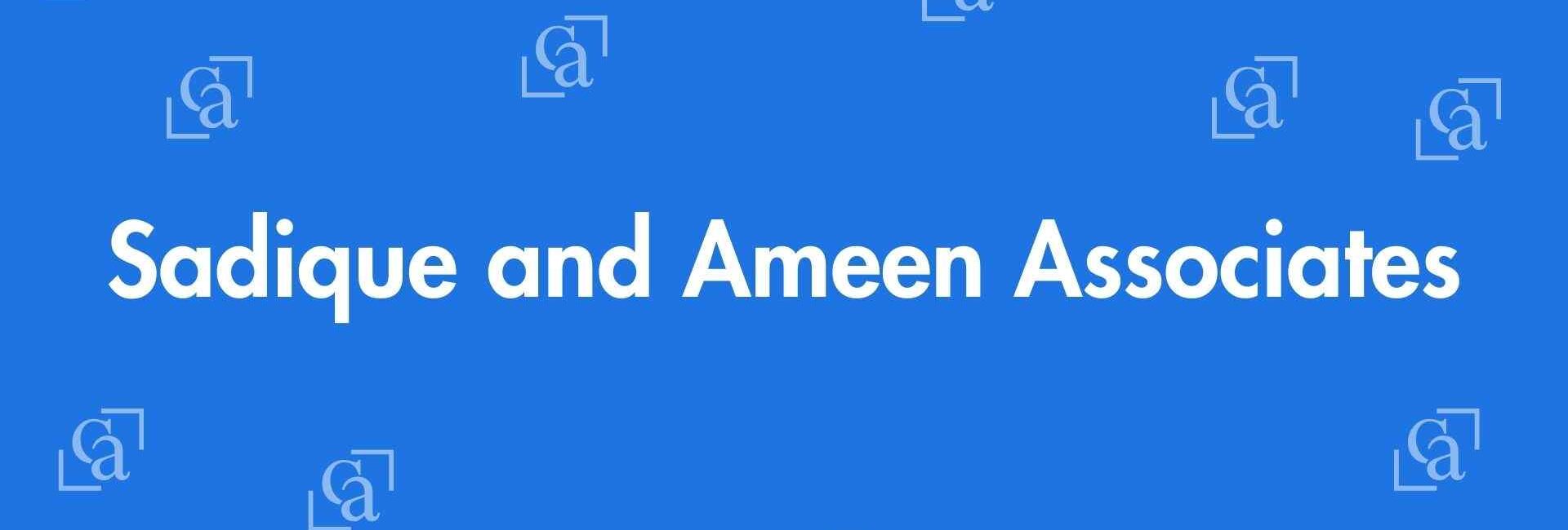 Sadique and Ameen Associates - Chartered Accountants in Okhla, Delhi - Experienced Chartered Accountants Delhi