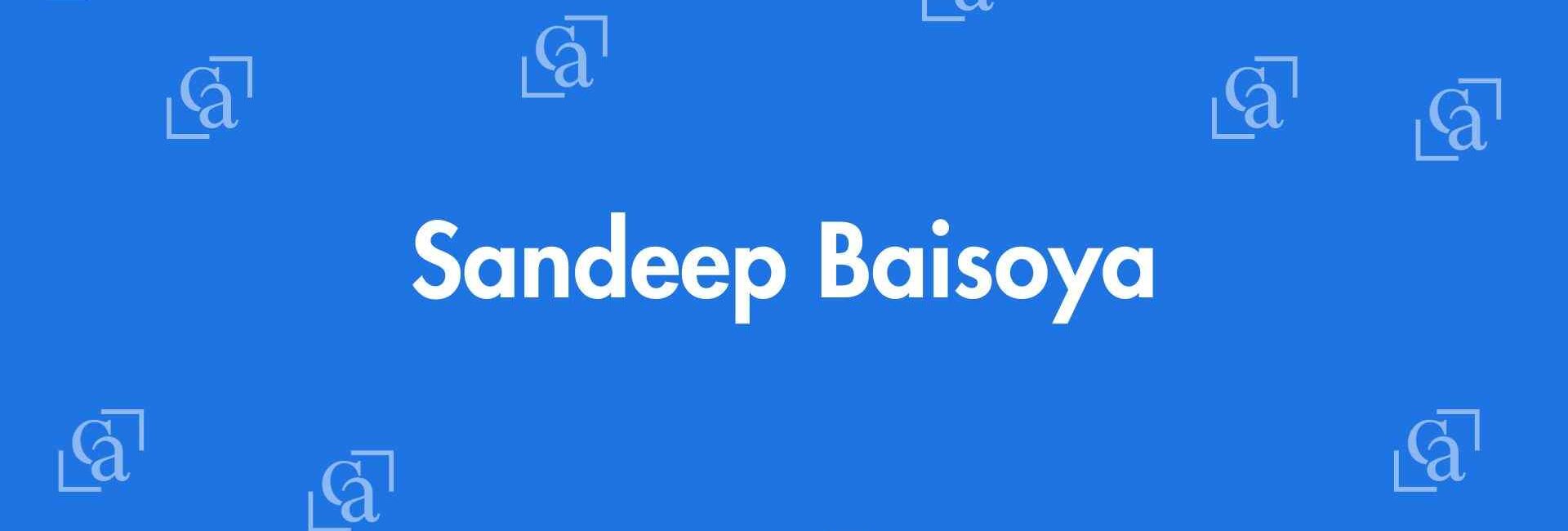 Sandeep Baisoya - Chartered Accountants in East of Kailash, Delhi - Experienced Chartered Accountants Delhi