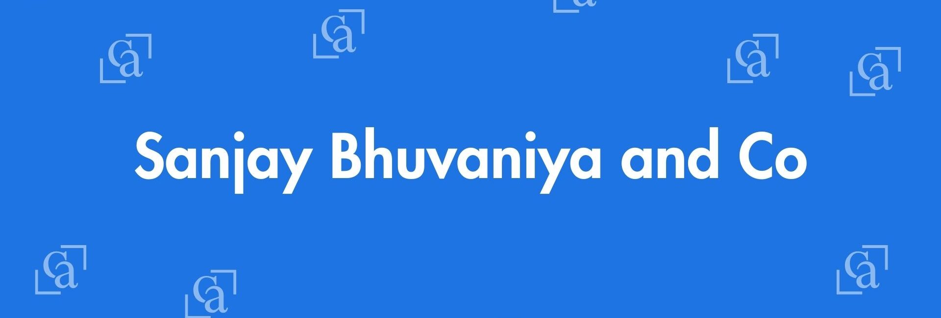 Sanjay Bhuvaniya and Co - Chartered Accountants in Greater Kailash, Delhi - Experienced Chartered Accountants Delhi