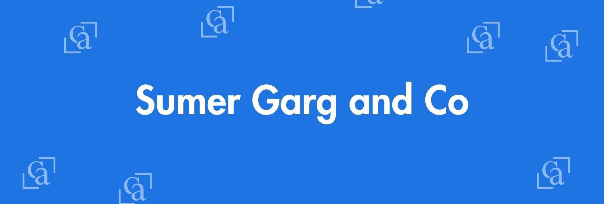 Sumer Garg and Co - Chartered Accountants in Pitampura, Delhi - Experienced Chartered Accountants Delhi