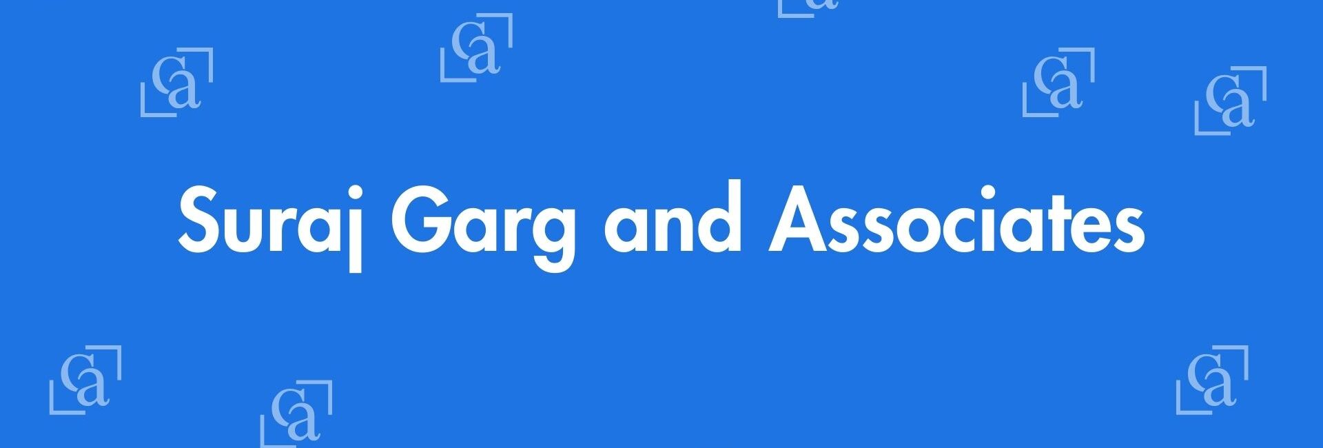 Suraj Garg and Associates - Chartered Accountants in Pitampura, Delhi - Experienced Chartered Accountants Delhi